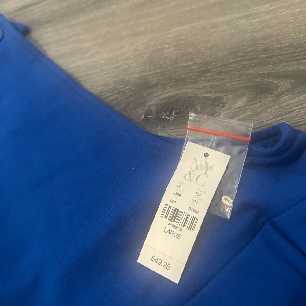 Blue Romper with Pockets - Picture 6 of 7